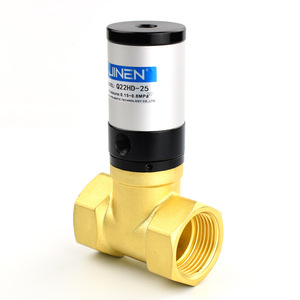 JINEN วาล์วควบคุมลมแบบนิวแมติก Q22HD-15 1/2 นิ้ว วาล์วน้ำตัวทองแดง ทางเข้าเดียว ทางออกเดียว - Product Image 2