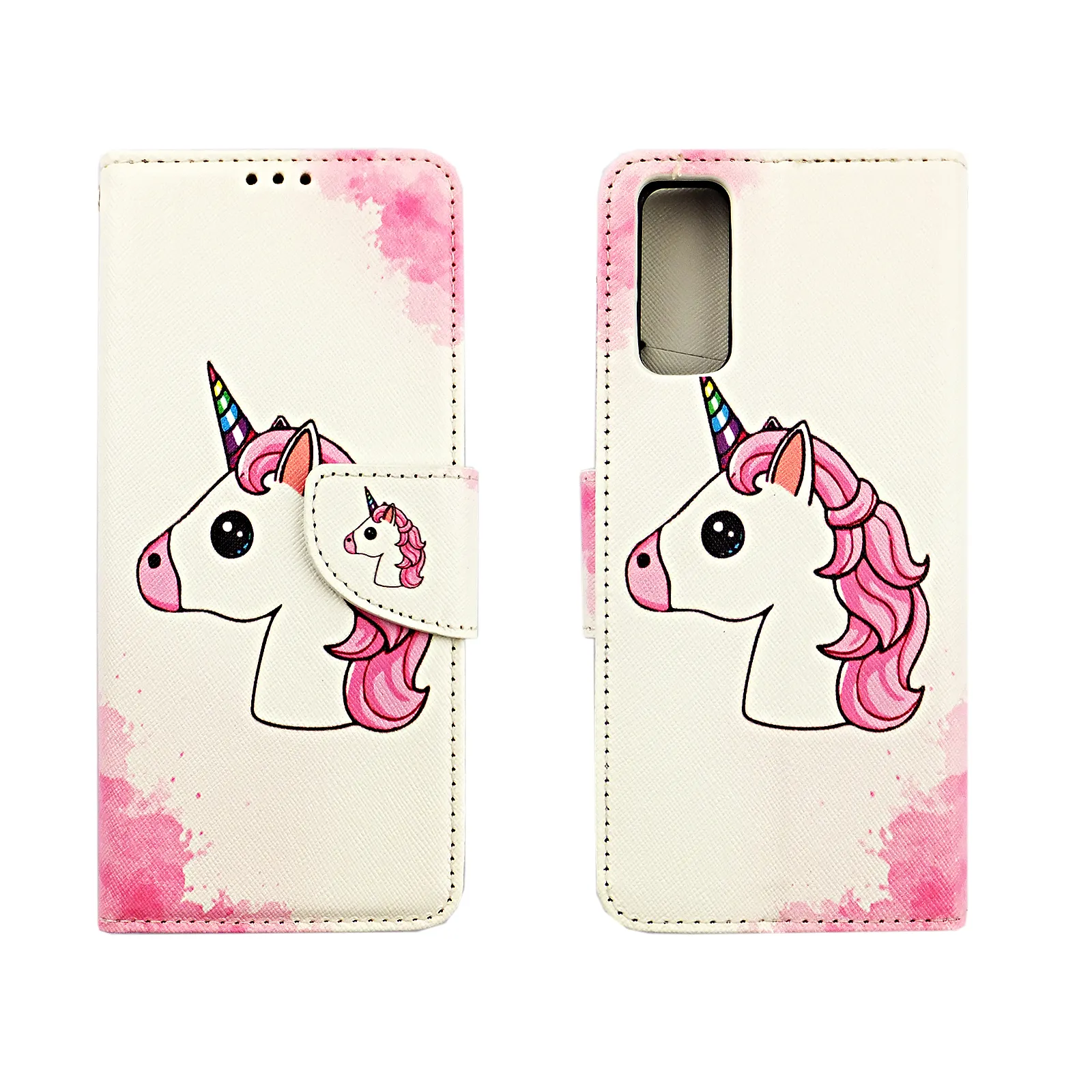 Casing penutup ponsel magnetik Unicorn dompet Slot kartu tahan lama harga murah penutup telepon untuk semua ponsel Iphone Flip Cover