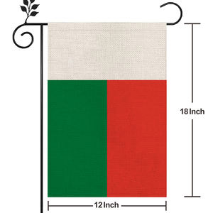 Bandera de <span class=keywords><strong>Madagascar</strong></span> Material de lino de alta calidad para exteriores 12*18 pulgadas Más estilos para elegir - Product Image 2