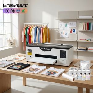 Принтер EraSmart A3 35 см DTF розового цвета XP600 для термотрансферной печати на футболках и ткани, гарантия 1 год - Product Image 1