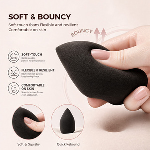 Éponge de maquillage sans latex de forme spéciale en gros, couleurs personnalisées, texture douce pour une application professionnelle de la beauté - Product Image 5