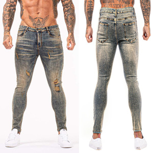 <span class=keywords><strong>Jeans</strong></span> da uomo di alta qualità <span class=keywords><strong>Skinny</strong></span> <span class=keywords><strong>Fit</strong></span> Slim <span class=keywords><strong>Fit</strong></span> Slim <span class=keywords><strong>Fit</strong></span> alla moda pantaloni bicolore <span class=keywords><strong>Jeans</strong></span> <span class=keywords><strong>Jeans</strong></span> personalizzati per uomo - Product Image 3