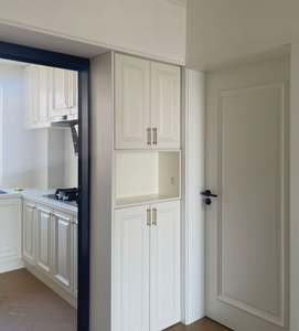 Customized Wooden Wardrobes Closet Set Modern Storage <b>Cabinet</b> for <b>Bedroom</b> Apartment Dining Use Open Wardrobe Wall Mount 5+ - Product Image 5