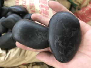 Pierre noire roulée, pierre de pavé, pierre de jardin avec un prix acceptable pour le pavage des routes et la décoration extérieure - Product Image 2