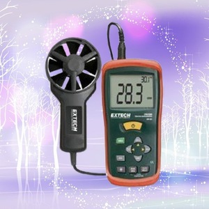 Anemómetro Portátil Extech AN100, Medidor de Velocidad del Viento en Unidades M/S, Pantalla Digital, Material ABS, Logotipo Impreso con UV - Product Image 1
