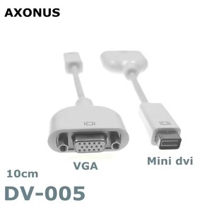 Cable de video Mini DVI macho a VGA hembra de 10 cm, adaptador convertidor de cable de <span class=keywords><strong>MacBook</strong></span> antiguo a <span class=keywords><strong>TV</strong></span> HD. - Product Image 1