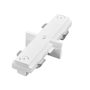 Accessoires de système de Rail de voie de type H tête de voie LED 3 fils connecteur Mini menuisier noir blanc pour Rail de voie - Product Image 1