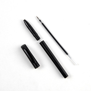 Customizable Logo Gel Pen Matte Black Frosted Qr Code Business Promotional Pen <b>Plastic</b> Shell Silk Screen Printing - Product Image 2