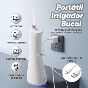 Irrigador Bucal Nocturno con Modo Suave, Irrigador Oral Recargable Inalámbrico para <span class=keywords><strong>la</strong></span> Rutina de Limpieza Nocturna - Product Image 3