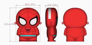 Nuevos bolsos bonitos de Spider-Man para niños, bolsos cruzados para niños, bolso de hombro de silicona con cremallera Kawaii Hero, monedero Kawaii Hero - Product Image 2