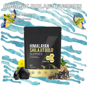 Gomitas de Shilajit del Himalaya Orgánico de Marca Privada con Ácido Fúlvico y Vitaminas, Suplemento Energético de 60 Unidades para Adultos - Product Image 2