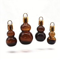 Prix de gros usine, étiquette privée imprimée, flacon compte-gouttes en verre de forme fantaisie pour huiles essentielles et soins cosmétiques, 10, 20, 30, 50, 100 ml