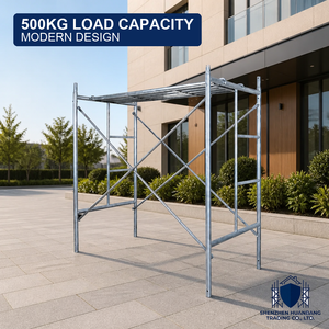 Verstellbare Bewegliche Aluminium-Stahl-Gerüstplattform Moderne Hochfeste Korrosionsbeständige 500kg Tragfähigkeit Lager Werkstatt - Product Image 5
