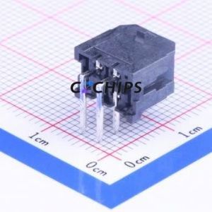 430450400 Wire-to-Board Pin Header Bent Lead Through Hole,P=3mm Connector 2x2P 3mm Right Angle Insert Micro-Fit (MX 3.0) - Product Image 2