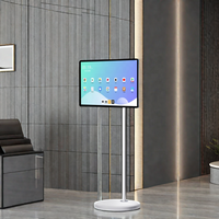 Téléviseur intelligent portable 24/32 pouces avec écran tactile rotatif, processeur Android 8 cœurs, caméra 13MP et batterie intégrée pour ELED 60Hz