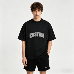 เสื้อยืดผู้ชายคอลเลคชั่นใหม่ประจำฤดูร้อนปี 2026 ทรงหลวม ผ้าทอเนื้อนุ่ม 100% คอตตอน สีพื้น คอกลม แขนสั้น พรีเมียม ใส่ได้ทุกวัน สไตล์ลำลอง - Product Image 1