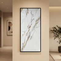 Placa de Guía de Luz LED Acrílica Cuadrada con Patrones de Mármol y Grietas de Hielo Personalizables
