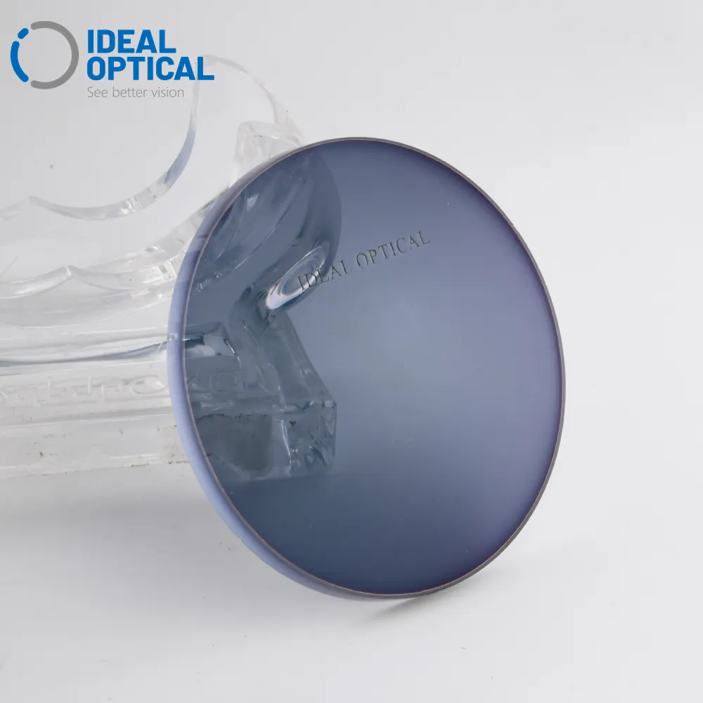 Großhandel 1,56 Hmc Photo chrome verschreibung pflicht ige Brillen Linse Foto Grau Glas Optische Linsen