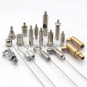 OEM Custom Adjustable Nickel Double Sides Cable Gripper For Wire Rope Suspension Accessories In Cable Clips Category