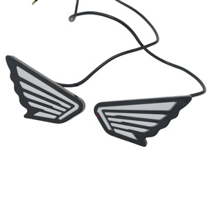 Lumière décorative de plaque d'immatriculation de moto, aile d'ange LED 12V arrière ABS pour la mise à niveau et la rénovation - Product Image 5