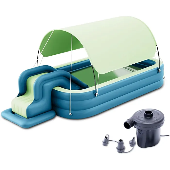 Nuevos accesorios de piscina personalizados de fábrica, piscina inflable, piscina plegable inflable