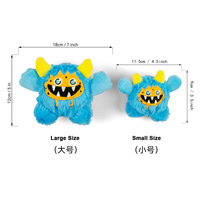 Usine Directe Mignon Drôle Moche Pet Chiot Jouet avec Son Bouncing Ball TPR Matériel pour Chats et Chiens Halloween Idée Cadeau