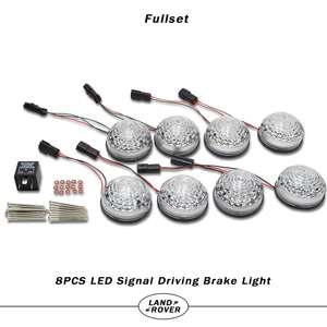 ชุดหลอดไฟ LED อัปเกรดชัดเจน73มม. ไฟ LED สไตล์เข้ากันได้กับ LAND ROVER DEFENDER PART <span class=keywords><strong>DA1191</strong></span> - Product Image 2