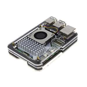 <span class=keywords><strong>Raspberry</strong></span> <span class=keywords><strong>Pi</strong></span> 5層コンピュータアクリルケース公式アクティブクーラー対応5 1GB/2/4/8 - Product Image 2