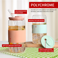 Accessoires de manchon de tasse en silicone antidérapant, réutilisable, multifonctionnel, de qualité alimentaire, certifié CE, écologique, 11,5 cm x 4,5 cm, vente en gros