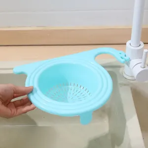 Zenidoo Swan Drain <b>Basket</b> Storage Rack Faucet Multi Functional Creative Kitchen Dish Sink Water Filtration Eco-Friendly PP - Product Image 2