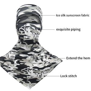 Cross-Biên Giới Bán Hot Unisex Đầy Đủ Mặt Balaclava Câu Cá Ngoài Trời UV Bảo Vệ Nhanh Chóng-Khô Cổ Bảo Vệ Khăn Choàng Bảo Hiểm Đầy Đủ Hình Ảnh - Product Image 4
