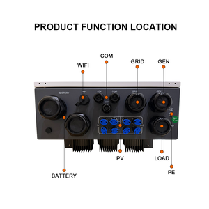 Convertisseur hybride triphasé WTHD IP66 étanche 18KW 48V <span class=keywords><strong>2</strong></span> MPPT Entrée PV 160-800V pour stockage d'énergie domestique - Product Image 3