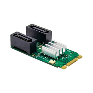 Tarjeta de Expansión ASM1061 <span class=keywords><strong>M</strong></span>.<span class=keywords><strong>2</strong></span> B+<span class=keywords><strong>M</strong></span> de <span class=keywords><strong>2</strong></span> Puertos <span class=keywords><strong>SATA</strong></span> 6G para RAID, Conversión de Almacenamiento de Grado Industrial, Control Industrial - Product Image 1