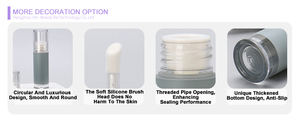 Conteneur de gloss à lèvres vide de luxe avec logo personnalisé, design luxueux, forme unique, recyclable, PETG, tubes en plastique pour rouge à lèvres de 5,5 ml - Product Image 4