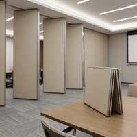 Cloison de séparation moderne pliable et réglable en hauteur, insonorisée, réutilisable pour salle de sport, hôtel, bureau, café, banquet