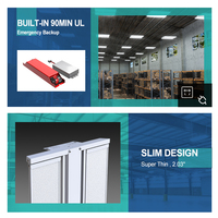 Nuevo diseño 165LM/W Taller High Bay Lights Supermercado Bay Light Supermercado Linear Bay