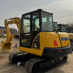 Excavadora Usada Komatsu PC56 KomatsuPC55 de 5.5 Toneladas, Máquina de Construcción de 5 Toneladas, Súper Bajo Número de Horas de Trabajo, en Existencia - Product Image 1