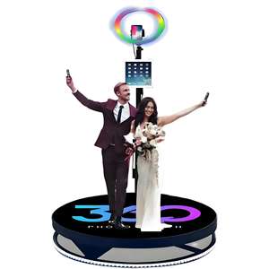 Plateforme photobooth 360°, cabine photo 360°, prix photobooth 360° pour les événements, cadeaux d'anniversaire ou mariage - Product Image 2
