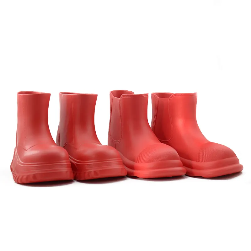 Botas de chuva Lapps Eva de borracha de cano alto personalizadas, impermeáveis e macias antiderrapantes