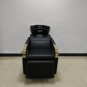 Sillón de peluquería con lavacabezas profesional para salón de belleza - Product Image 3