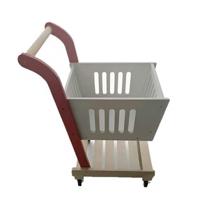 Chariot de camping d'extérieur à quatre roues en bois pour le jardin - Product Image 5