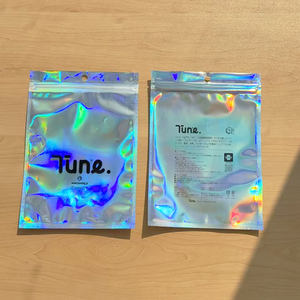 Custom Silver Shipping Mailer Aluminium Metallic Sticker LOGO <b>Waterproof</b> 6x10 10x15 Poly Mailing Bag - Product Image 2