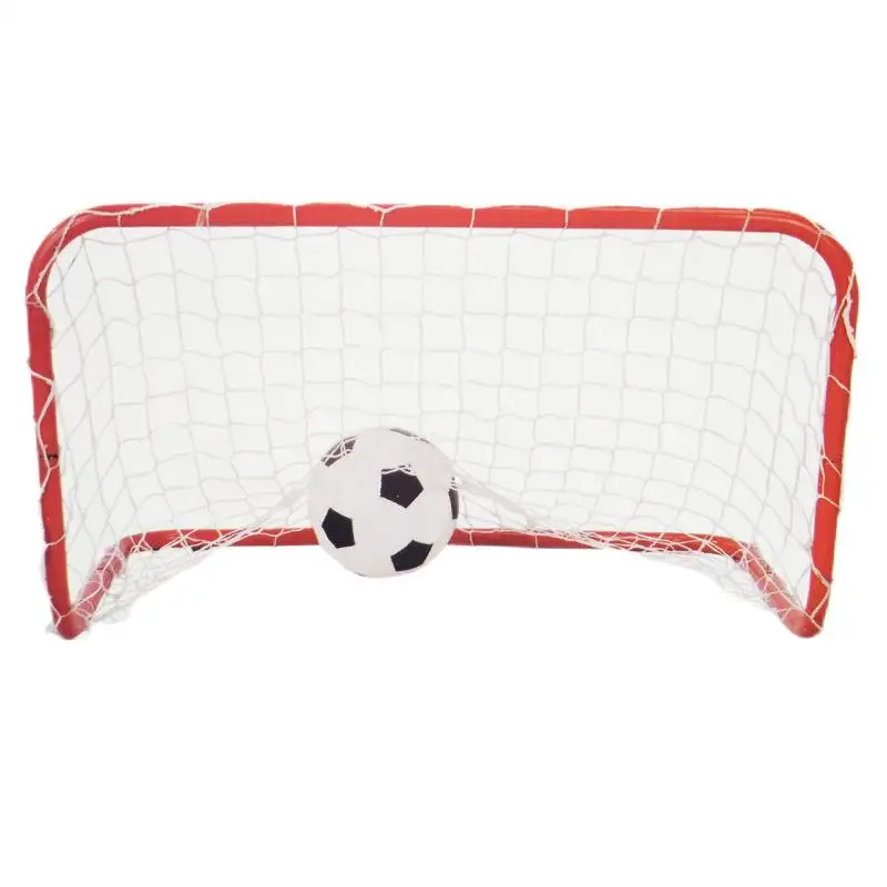Portable Fancy Soccer Goal with Triple Steel Tube Dragon Gate Mesh Sports Court Equipment for Outdoor Soccer Games