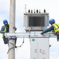 Transformateur extérieur immergé dans l'huile MingZheng S13 125KVA 500KVA 800KVA 20kv triphasé 50/60Hz à enroulement cuivre/aluminium