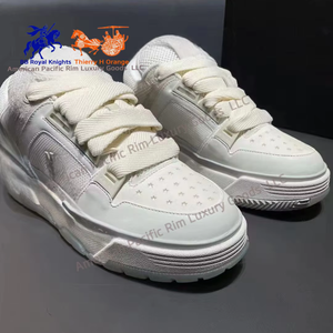 Womens Pink <b>White</b> Star Pattern Chunky Sneakers <b>Lace</b> Up Casual Street Shoes - Product Image 5