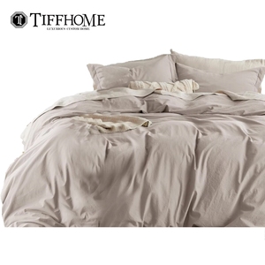 Ensemble de housse de <span class=keywords><strong>couette</strong></span> de luxe 100% coton Queen/King Size avec literie personnalisée 3 pièces et 220x240 taie d'oreiller motif <span class=keywords><strong>couette</strong></span> - Product Image 3