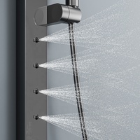 2025 usine nouveau Design salle de bain LED douche robinet ensemble plafond pluie cascade thermostatique douche robinet ensemble