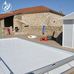 Corona de agua personalizada, material de PC completamente automático, cubierta de <span class=keywords><strong>piscina</strong></span>, Control remoto, tiras de sellado de tercera generación para exteriores - Product Image 4