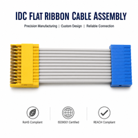 Câble plat flexible OEM FFC, câble ruban 0,5 mm 1,0 mm, pas de 4 à 40 broches, câble plat flexible pour écran LCD, imprimante, appareil photo
