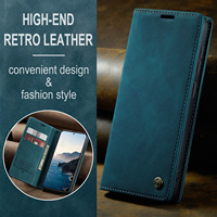 Étui en cuir à rabat Caseme pour OnePlus 15 13 OnePlus 12 11 8T 8 Pro 7 Prop avec béquille et portefeuille en PU